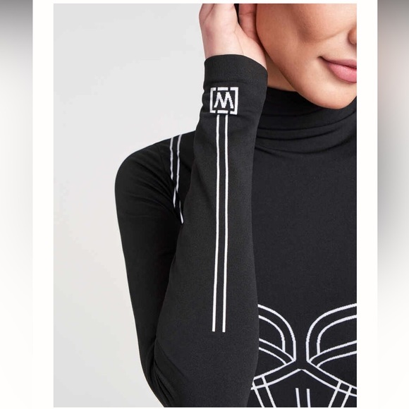 RARE New Without Tags Wolford Theresa Bodysuit in Red and Black - Picture 5 of 8